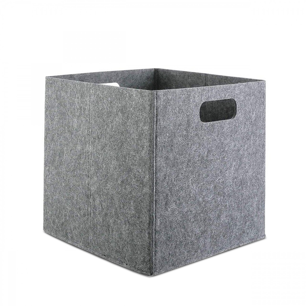 Set organizator de birou din fetru, HMY-6356, Gri - imagine 3