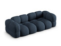 Canapea 4 locuri, Loretto, Cosmopolitan Design, 250x100x68 cm, tesatura structurata, albastru inchis