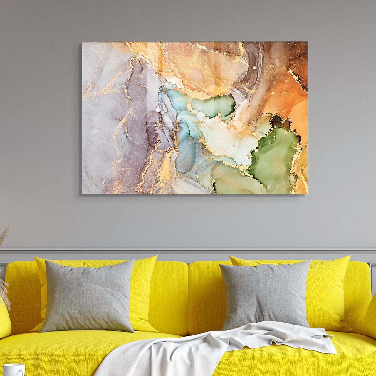 Tablou decorativ, 2078, 70 x 100 cm, Multicolor — imaginea 7