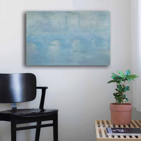 Tablou decorativ, 4570MONET012, Canvas , Lemn, Multicolor Claude