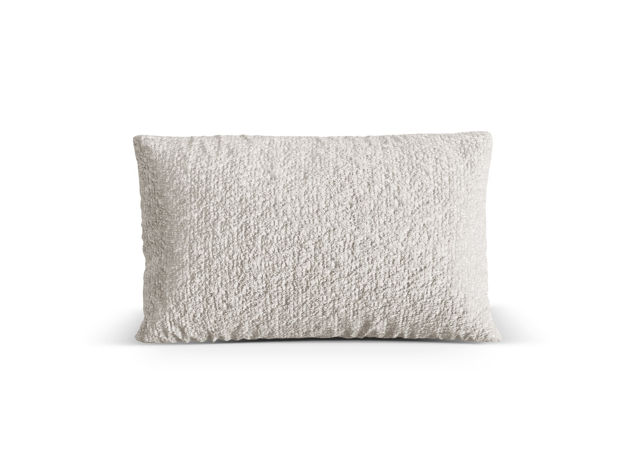 Perna decorativa, Nuria-260, Micadoni Home, 60x40x17 cm, tesatura boucle, gri bej melange