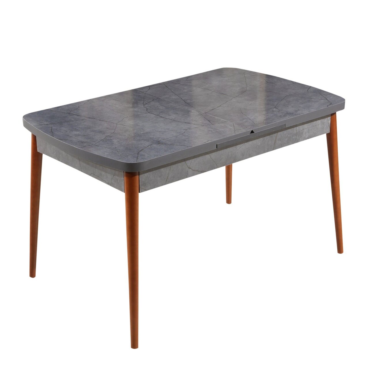 Masa extensibila, Hanah Home, Aris, 132x79x76.5 cm, Antracit / Nuc - view 2