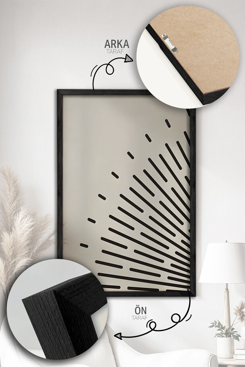 Tablou decorativ, Artvmodel39-Sıyah, MDF, Multicolor — imaginea 2