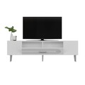 Comoda TV, Olivia, Dekol3, Alb / Argintiu