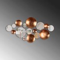 Decoratiune de perete, Infinity, Metal, Latime: 116 cm / Inaltime: 60 cm / Adancime: 4 cm, Multicolor