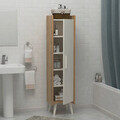 Dulap multifunctional, Lagomood, Ruby, 38.6x163x35 cm, Stejar alb