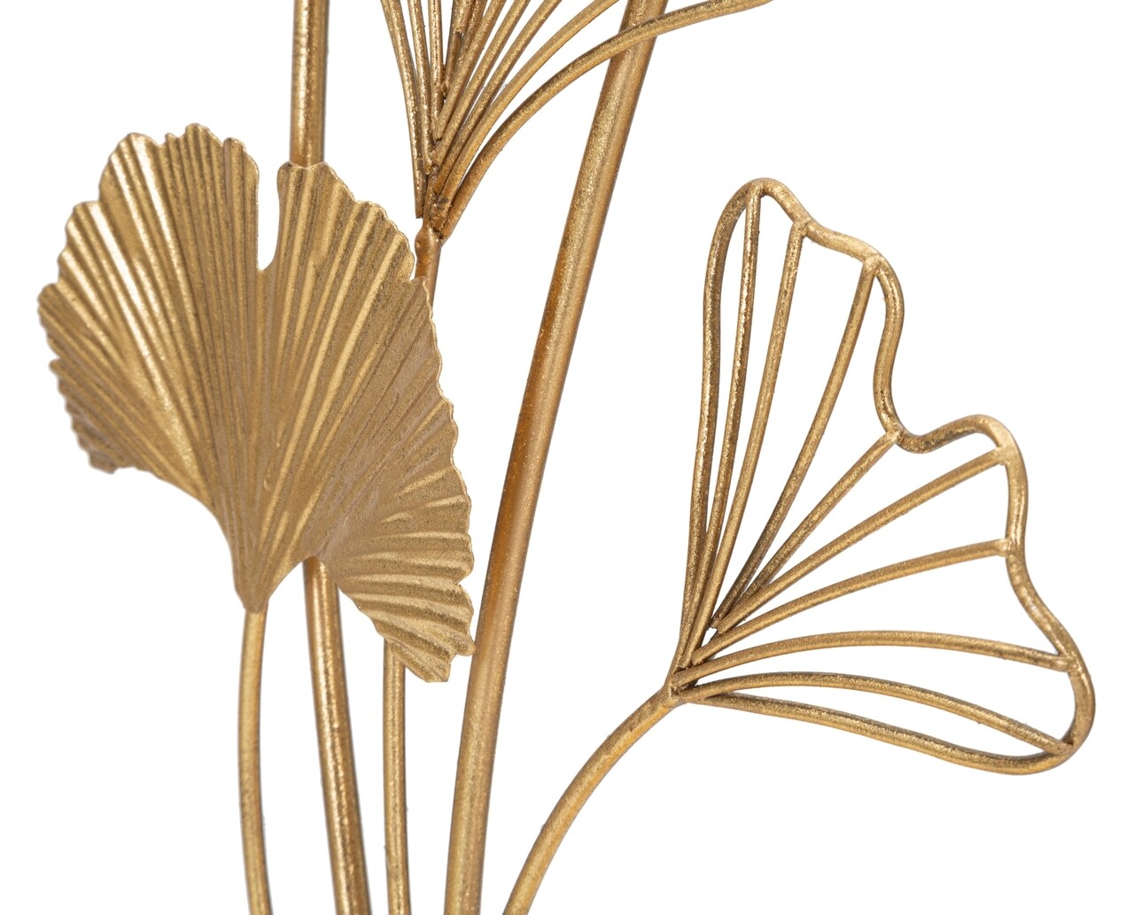 Decoratiune Leaf, Mauro Ferretti, 26x11.5x44.5 cm, fier, auriu - 2 | YEO