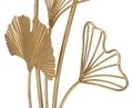 Decoratiune Leaf, Mauro Ferretti, 26x11.5x44.5 cm, fier, auriu