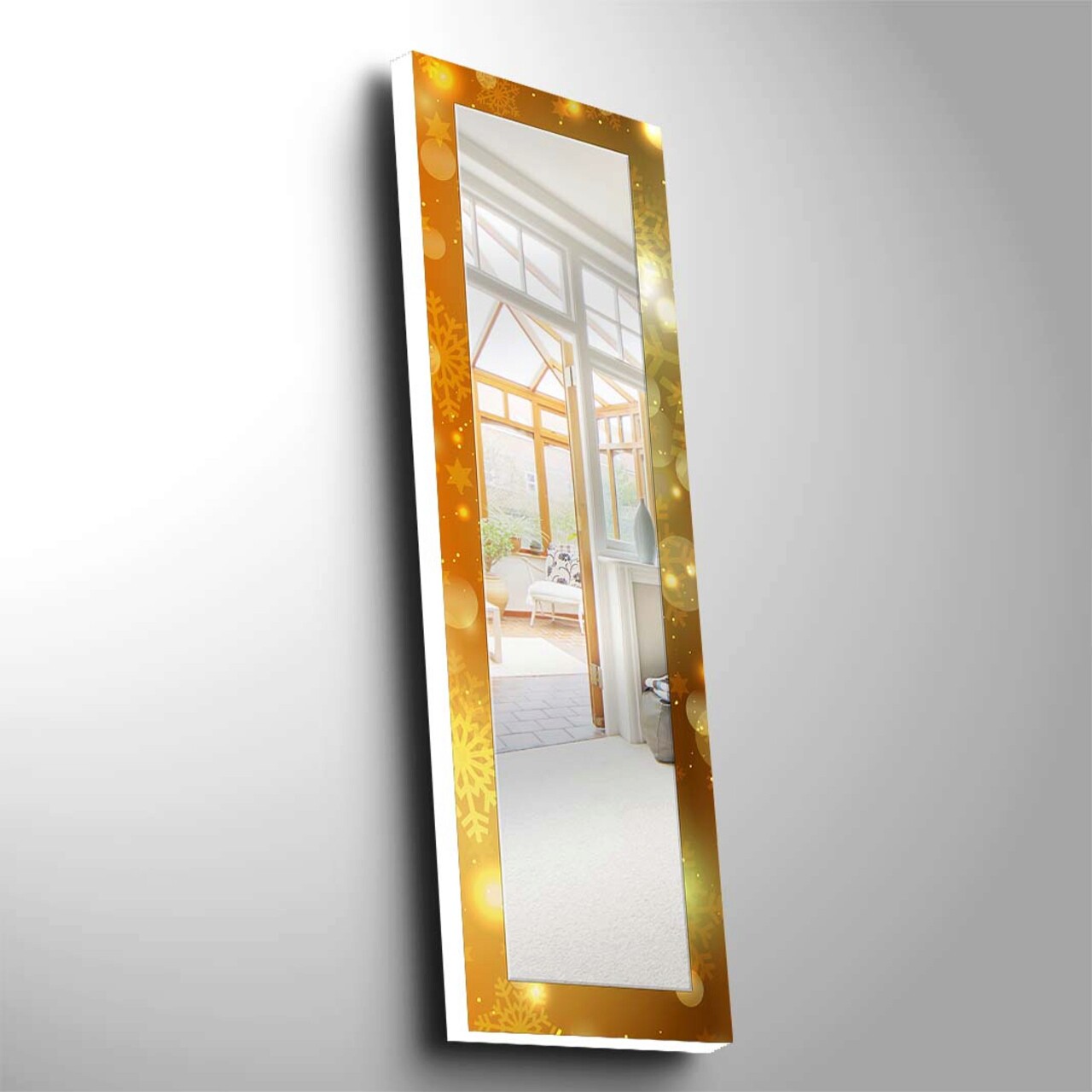 Oglinda Decorativa, YYAYNA-03, 40x120 Cm, Sticla, Multicolor
