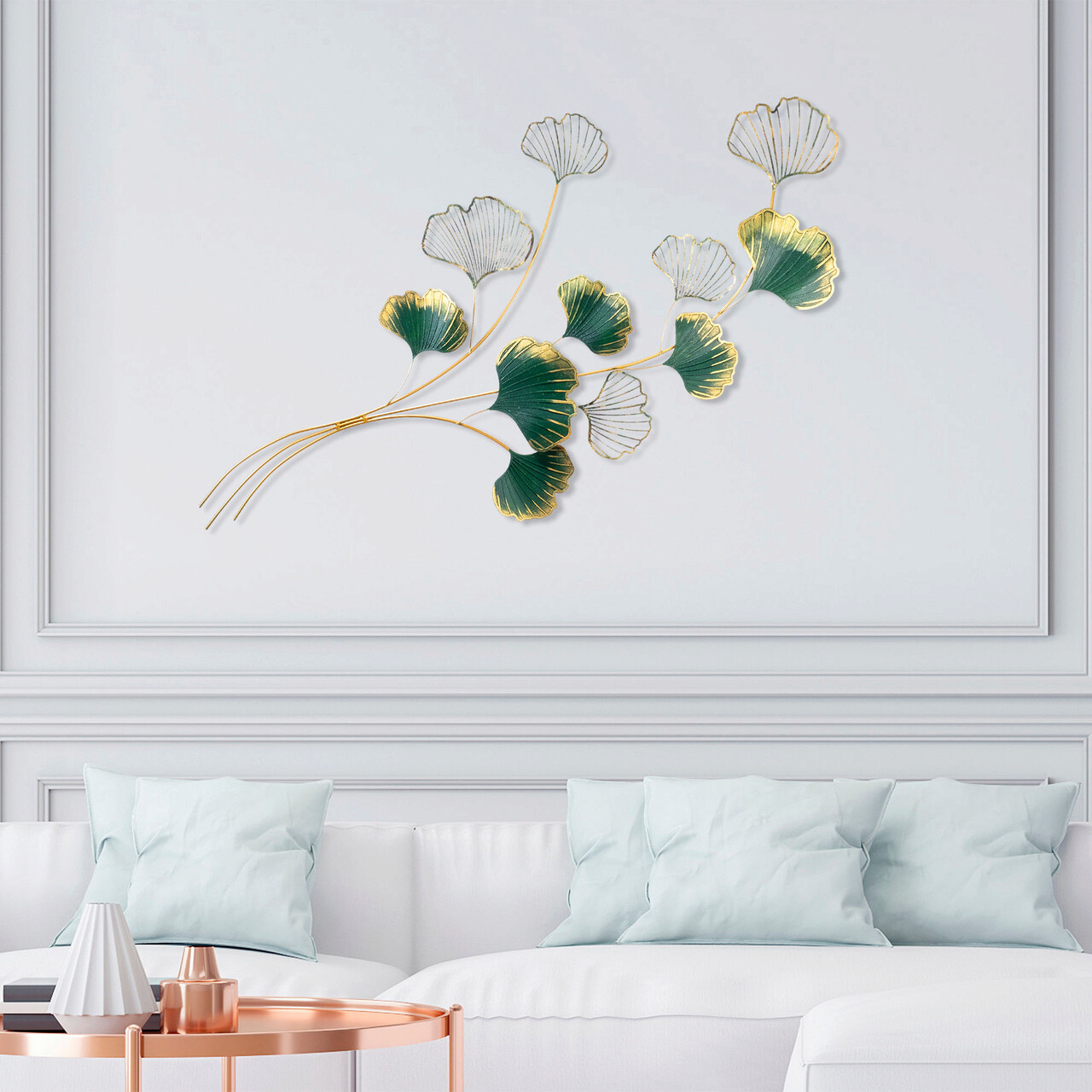 Decoratiune de perete, Yiwu, Metal, Dimensiune: 120 x 4 x 100 cm, Multicolor - 1 | YEO