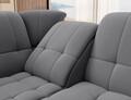 Coltar extensibil stanga 3 locuri ELTAP, LT-06SO, Sado, 272x192x95 cm, lemn/poliester, gri inchis