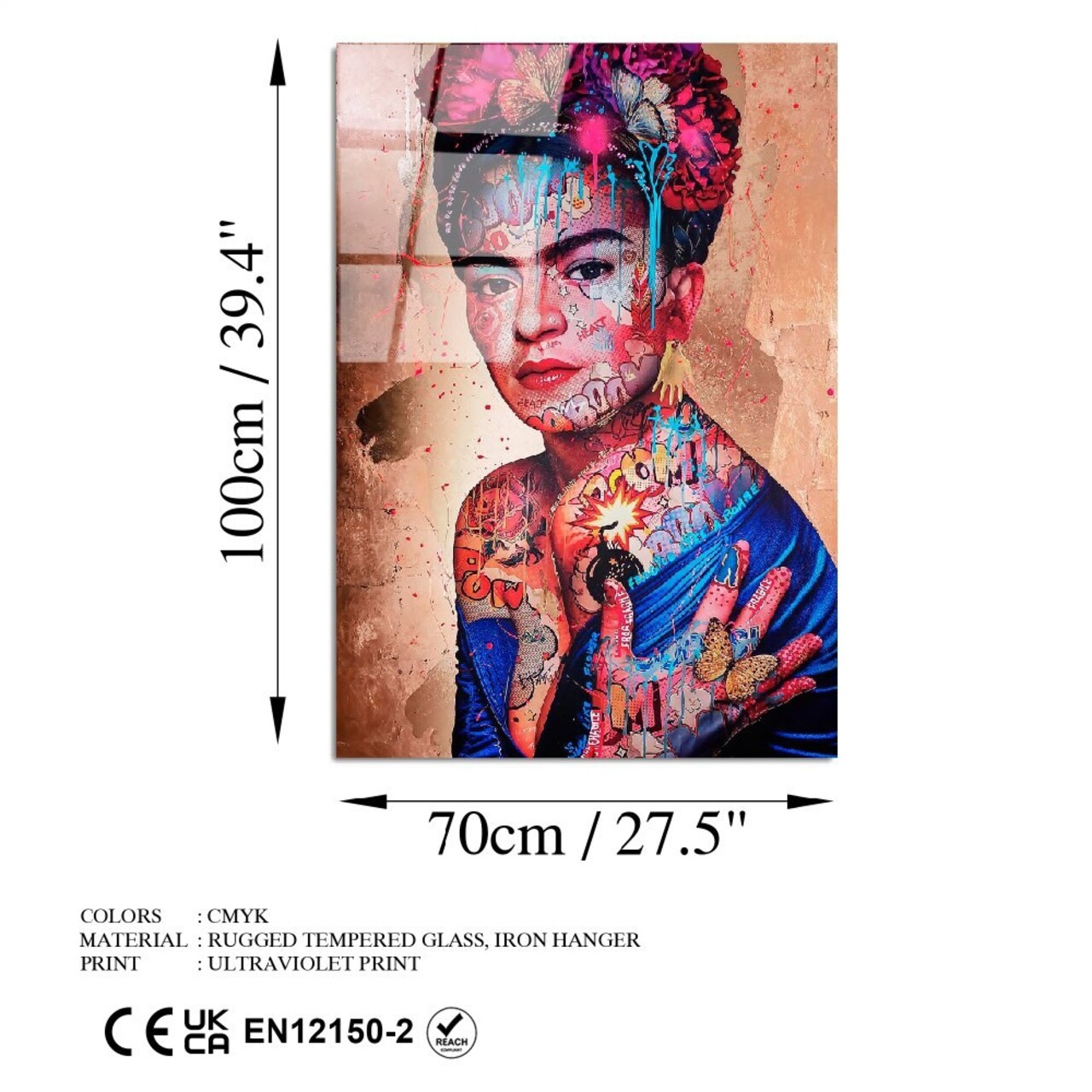 Tablou decorativ, UV-723 70 x 100, 70 x 100 cm, Multicolor - view 7