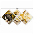 Set 4 tablouri decorative, 4MDF1334224418, MDF, Imprimat UV, Multicolor