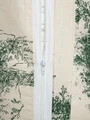 Lenjerie de pat King Size, Peisa, Homla, 200x220 cm, 3 piese, bumbac, bej/verde