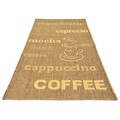 Covor Zara Coffee, Decorino, 80x150 cm, polipropilena, bej