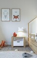 Noptiera, Miwood, Nisan 1600-025, Nuc deschis / Alb