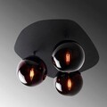 Lustra, Fulgor, 942FLG1387, Metal, Negru