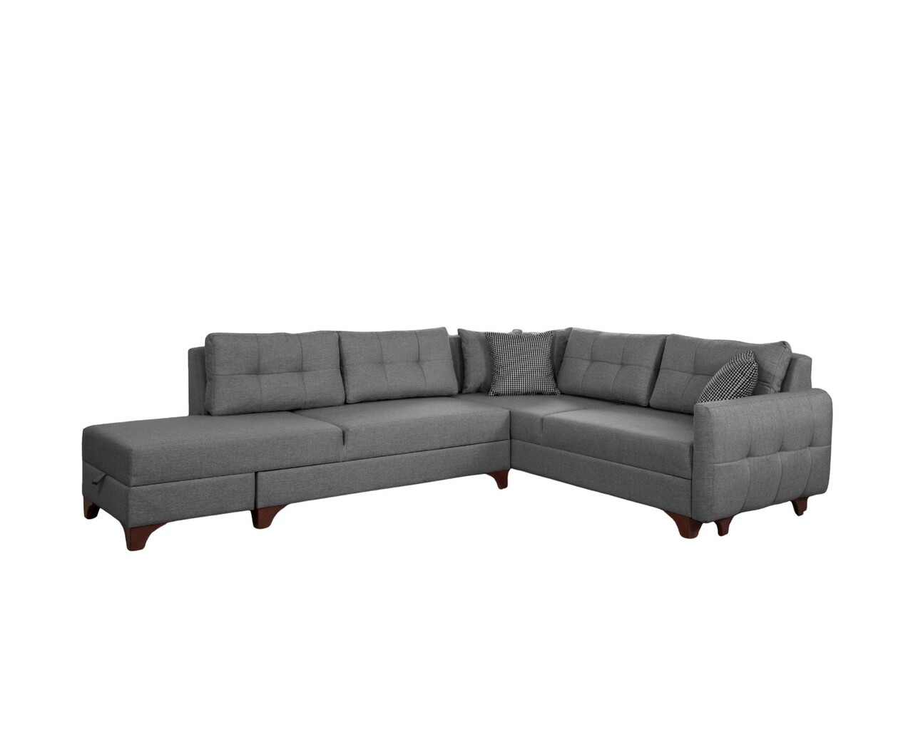 Coltar, Atelier del Sofa, 752EST1307, Lemn de carpen;PAL, Gri - view 4