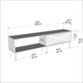 Comoda TV, Zena Home, Riso, Nuc/Alb
