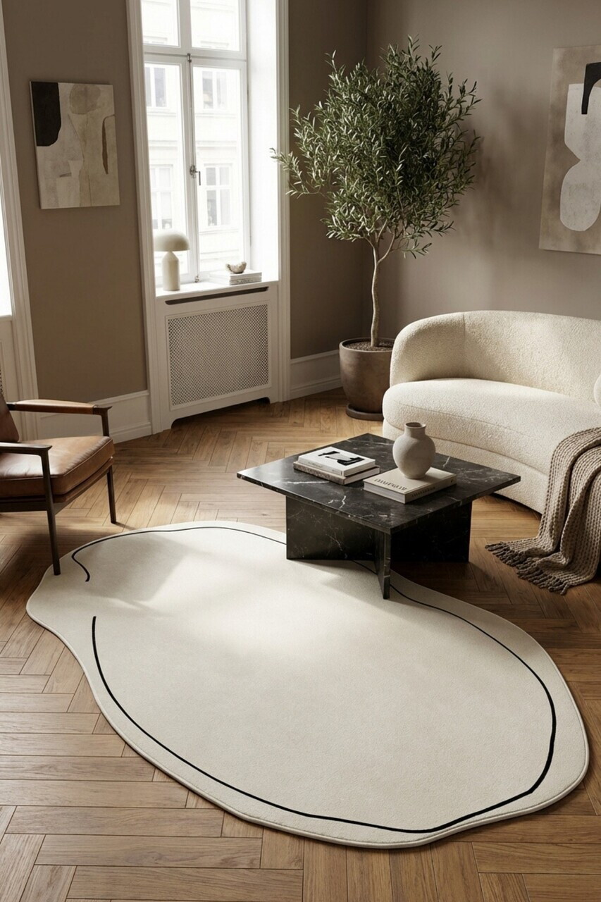 Covor, CLR-0000577-005, 120x300 cm, Poliester, Alb — imaginea 4