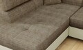 Coltar extensibil stanga 4 locuri, ELTAP, Anton, 272x203x85 cm, lemn/poliester, bej inchis/bej deschis