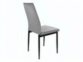 Scaun Atom Velvet, Signal, 44x39x93 cm, catifea/otel, gri/negru