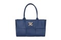 Geanta Juicy Couture 105, 40x12x25 cm, piele ecologica, albastru inchis