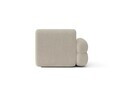 Modul canapea stanga 1 loc, Neo, Micadoni Home, 110x100x83 cm, tesatura Chenille Silencio, bej deschis