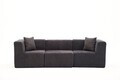 Canapea 3 locuri, Atelier del Sofa, 613LFS1110, Antracit