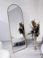 Oglinda Cheval, Hanah Home, Oval 60x180, 60x180x1.5 cm, Auriu