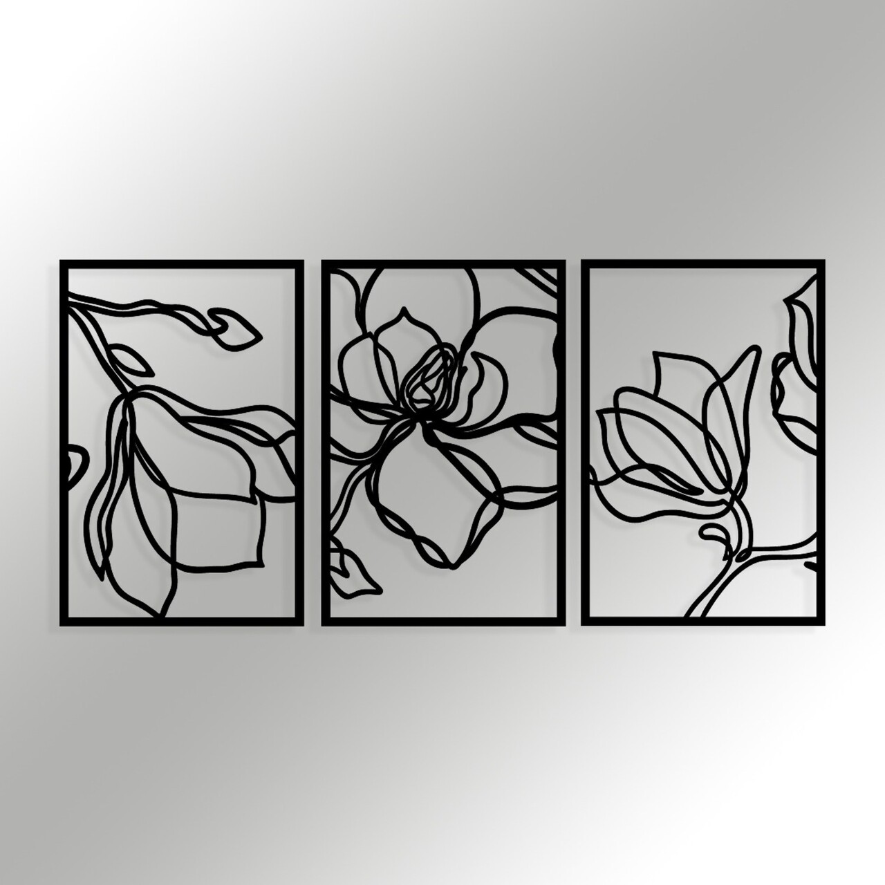 Decoratiune de perete, Adda, Dimensiuni: 120 x 56,5 cm, Negru - view 5