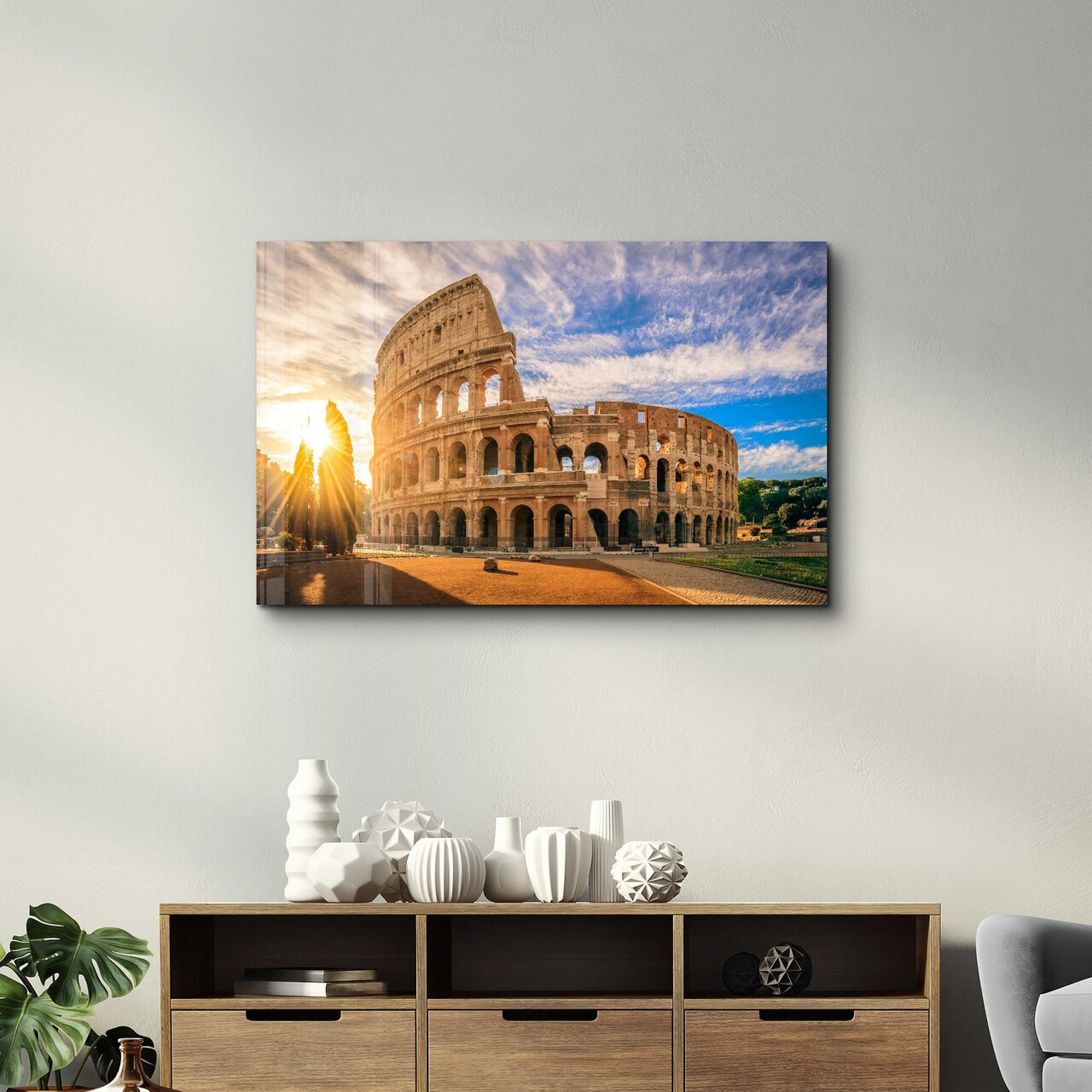 Tablou decorativ, SPR-1502, Dimensiuni: 70 x 110 cm, Multicolor - view 2