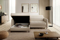 Coltar extensibil stanga 3 locuri ELTAP, LT-18MAN, Gomsi, 228x165x100 cm, lemn/poliester, bej deschis