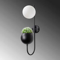 Aplica de perete, Fulgor, 942FLG2159, Metal, Negru / Crem