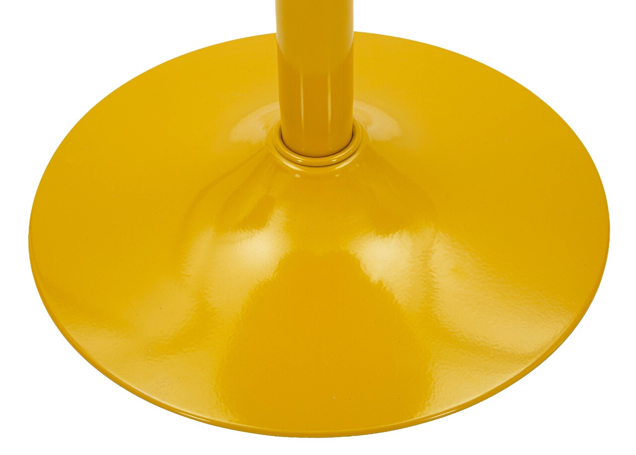 Masa de bar, Mauro Ferretti, Clox, 60x103 cm, metal, galben mustar - imagine 6