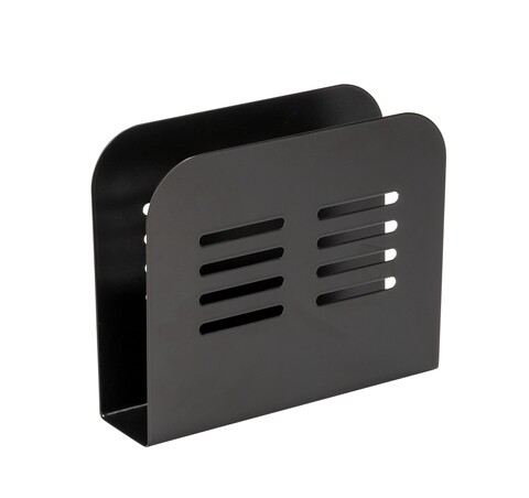 Suport pentru servetele, wenko, baco, 15 x 4 x 12.5 cm, metal, negru