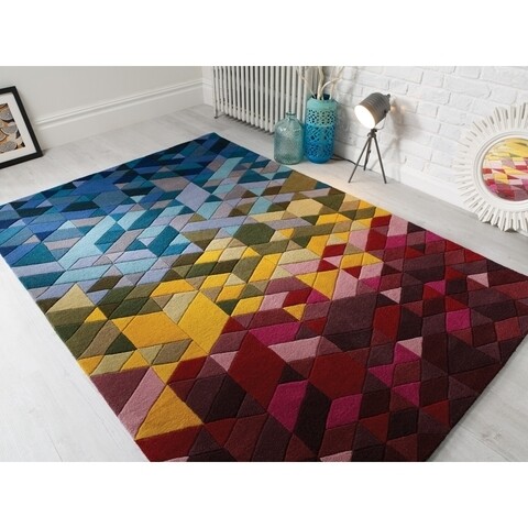 Covor Kingston Multi, Flair Rugs, 120 x 170 cm, 100% lana, multicolor Covoare