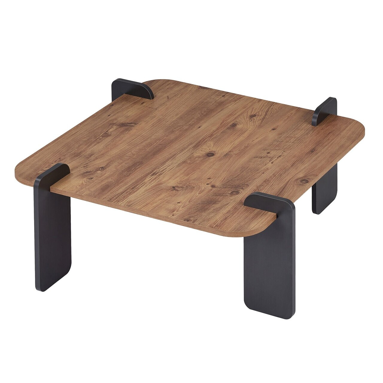 Masuta de cafea, Hanah Home, Marais, 90x35x90 cm, PAL, Pin Atlantic / Antracit — imaginea 4