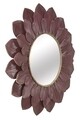 Oglinda decorativa, Glam Bordeaux, Mauro Ferretti, 100 cm, bordo