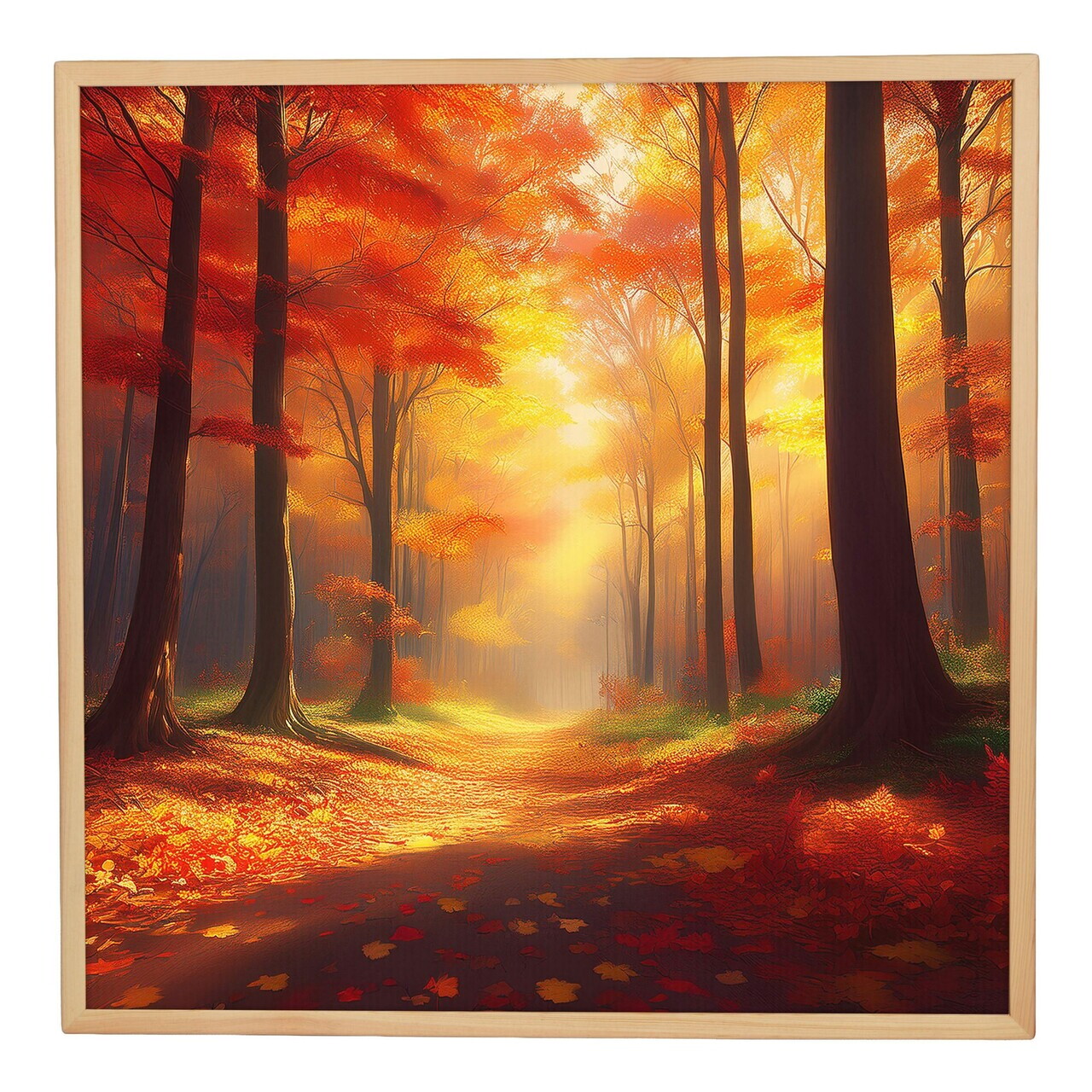 Tablou decorativ, Cc-K-Ah-1008, Canvas, Cadru: 100% LEMN (Grosime: 18 mm), Multicolor - view 2