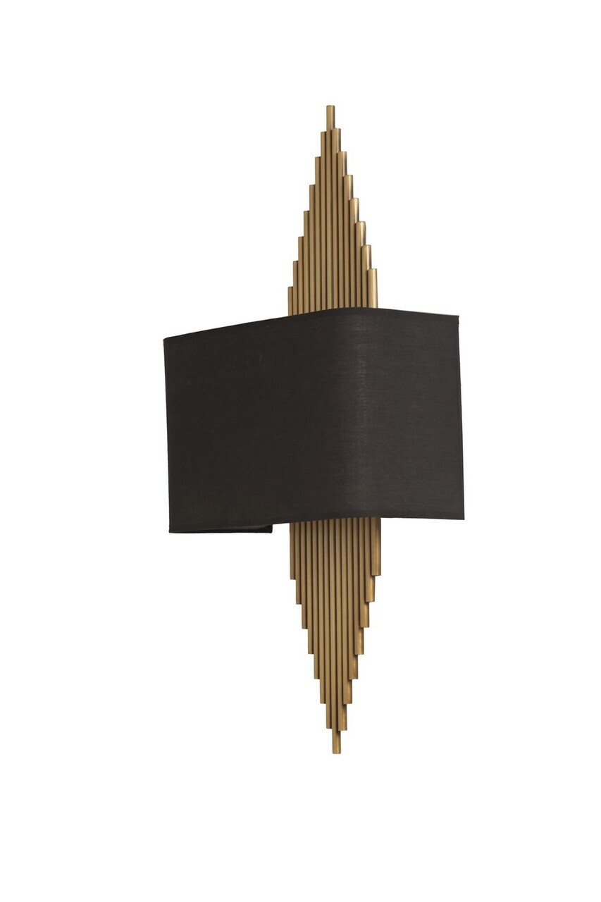 Aplica de perete, Opviq, 941RTN1481, Aur/Negru