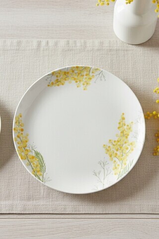 Set platouri servire, Hermia, 127RKL1646, Galben/Alb