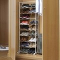 Organizator pentru pantofi InnovaGoods, 25 perechi, 50 x 25 x 135 cm, otel/plastic ABS