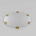 Oglinda decorativa, Neostill, Chakra Mirror, 100% CARTON DURO, Auriu