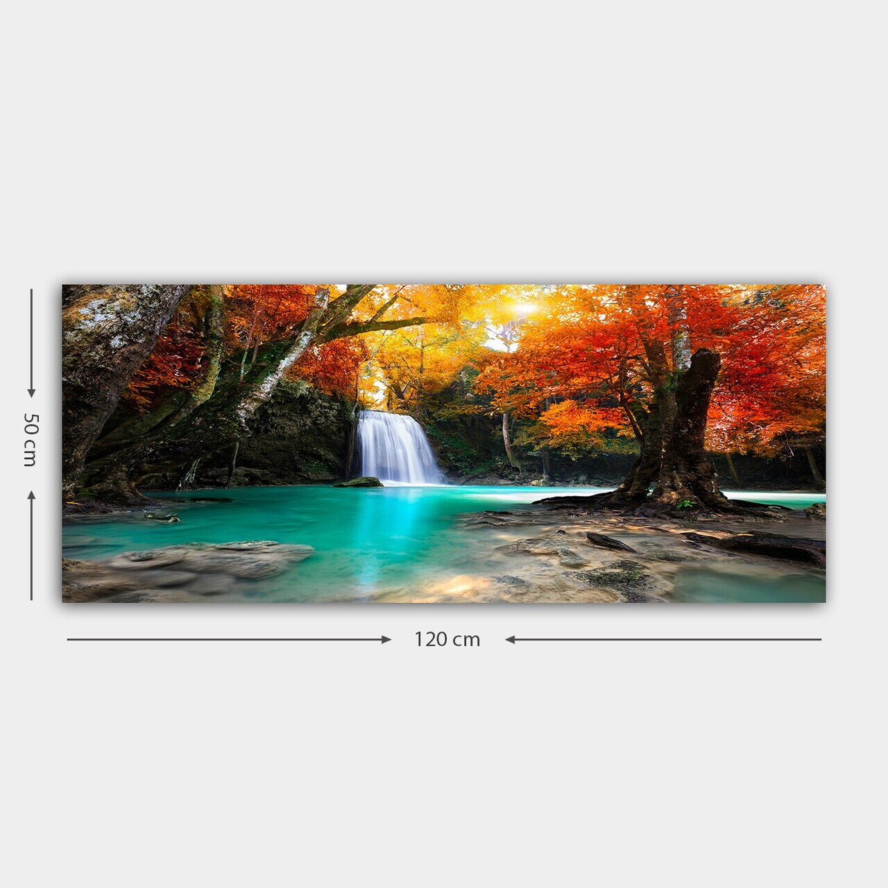 Tablou decorativ, YTY268565777_50120, Canvas, Rama din lemn (grosime 3 cm), Multicolor — imaginea 3