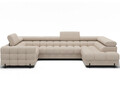 Coltar extensibil dreapta 3 locuri ELTAP, RT-18CAL, Fectory, 346x205x93 cm, lemn/poliester, bej deschis