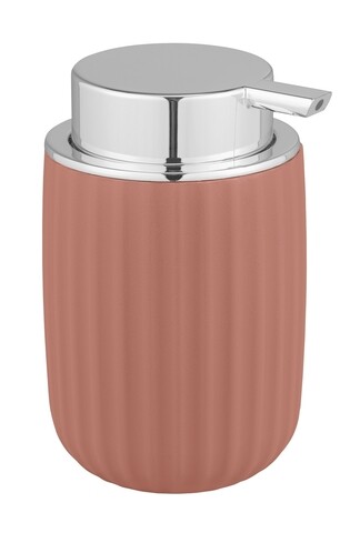 Dozator sapun lichid, wenko, agropoli, 250 ml, plastic, roz