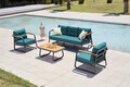 Set mobilier de gradina, Clara, Rio, Albastru petrol