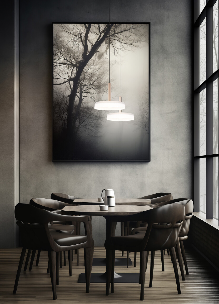 Lustra Celeste, TRIO, 22x200 cm, 10W, 1x SMD LED, metal, negru/alb