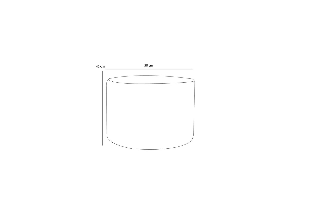 Taburet, Atelier del Sofa, 825BLC5196, Lemn, Antracit